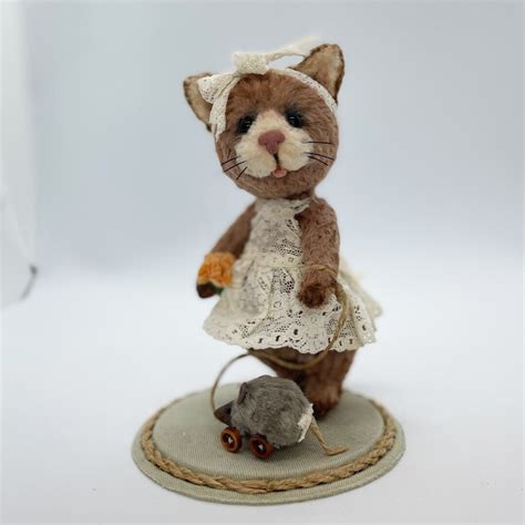 Little Kitty Cat Artist Doll Mary Shortle