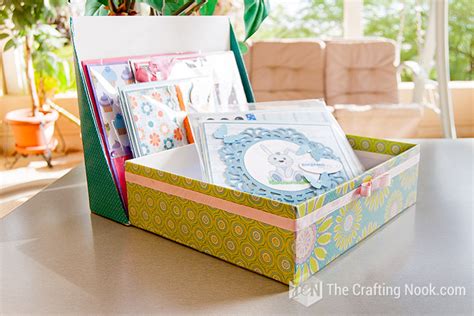Upcycled Mod Podge Box For My Cards The Crafting Nook
