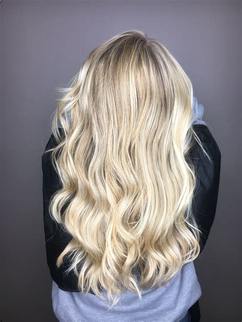 Rooty Blonde Highlights Balayage