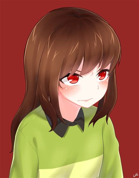 Just Look At How Pretty Chara Is With Long Hair Naryyn On Deviantart