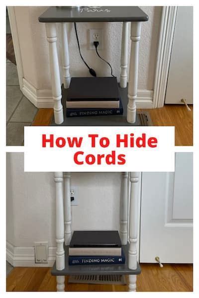 Hide Computer Cords Hide Electrical Cords Diy Hide Tv Cords