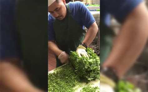 end your week right with this weirdly sexual video of a guy chopping coriander