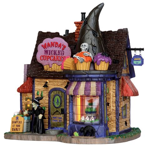 Lemax Spooky Town Collection Halloween Village Building Wanda S Wicked Cupcakes