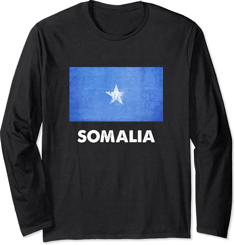 somali somalia flag long sleeve t shirt uk clothing