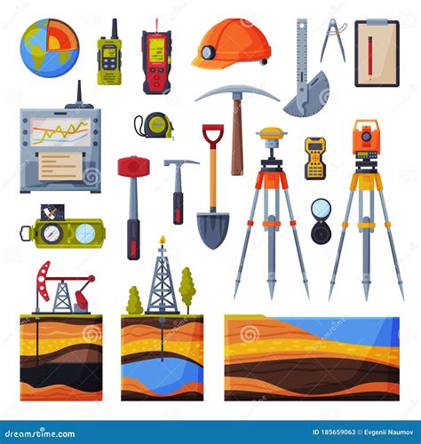 Geodesy Equipment Collection Geodetic Engineering Or Construction