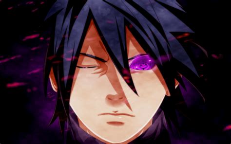 Sasuke Wallpaper K Purple Sasuke Sharingan Rinnegan Anime Wallpaper