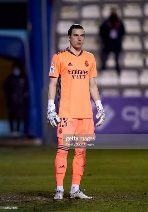 Andriy Lunin Of Real Madrid Looks On During The Copa Del Rey Third Photo Dactualité Getty