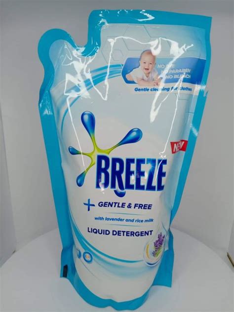 Breeze Gentle With Lavander And Rice Milk Liquid Detergent 650ml