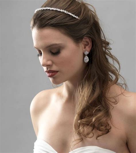 23 Wonderful Long Wedding Hairstyles With Creative Headband Design Wedding Hair Half Headband