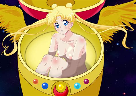 Rule Big Breasts Bishoujo Senshi Sailor Moon Blonde Hair Blue Eyes Breasts Female Nipples