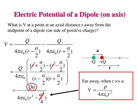 The Electric Field And Force On A Dipole Dr Bakst Magnetics