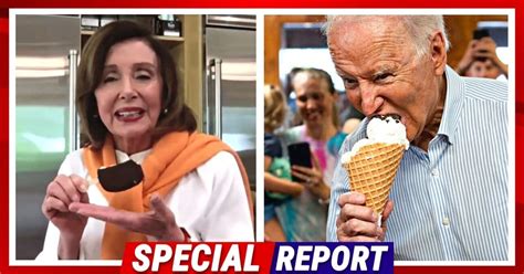 Pelosi And Biden Accused Of Ice Cream Gate Both The Speaker And The President Promote The