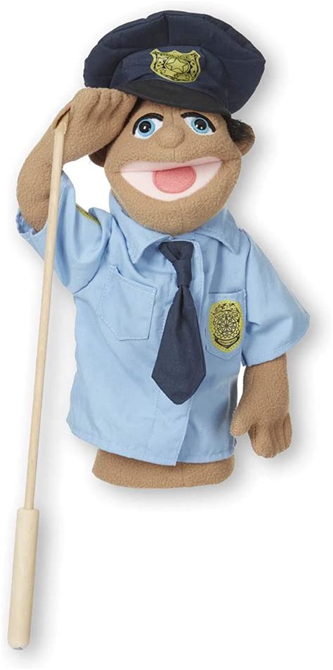Puppets And Plush Toy Police Officer Puppet Melissa And Doug 40351