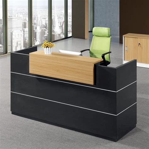 This great office desk can host 2 workers. Modern popular design beauty salon reception front desk ...
