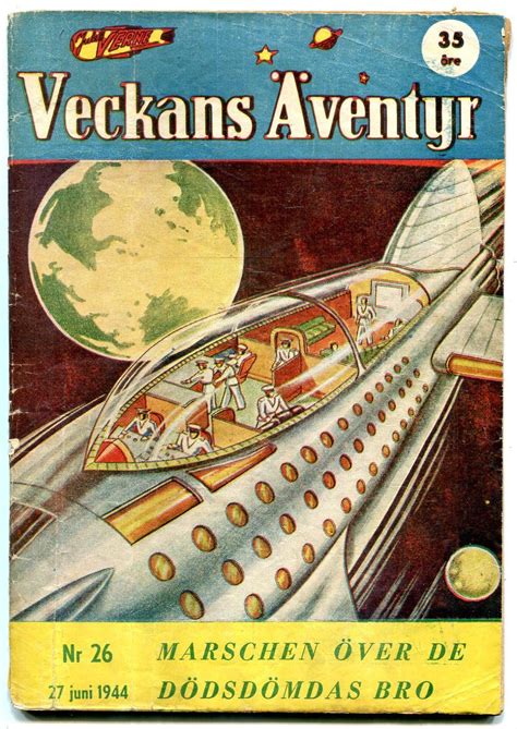 Veckans Aventyr 26 1944 Swedish Comic Superman Jungle Jim Gvg Comic