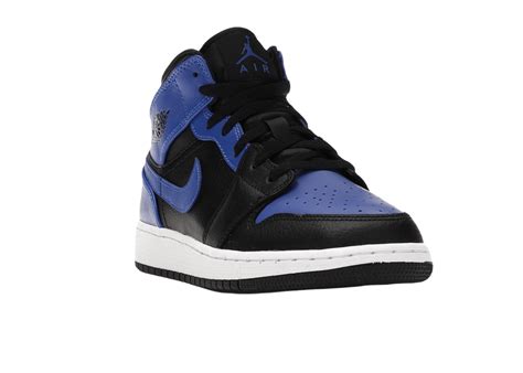 Nike Air Jordan 1 Mid Hyper Royal Gs 554725 077