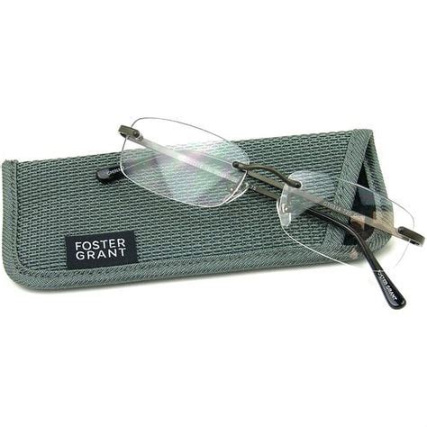 foster grant men s t20 1 50 reading glasses gunmetal