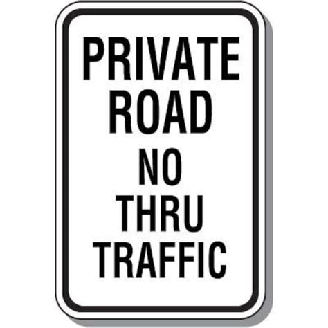 Private Road Sign Etsy