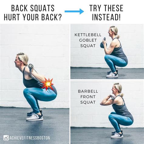 Back Squats Hurt Your Lower Back 💥 Whats Up Achievers