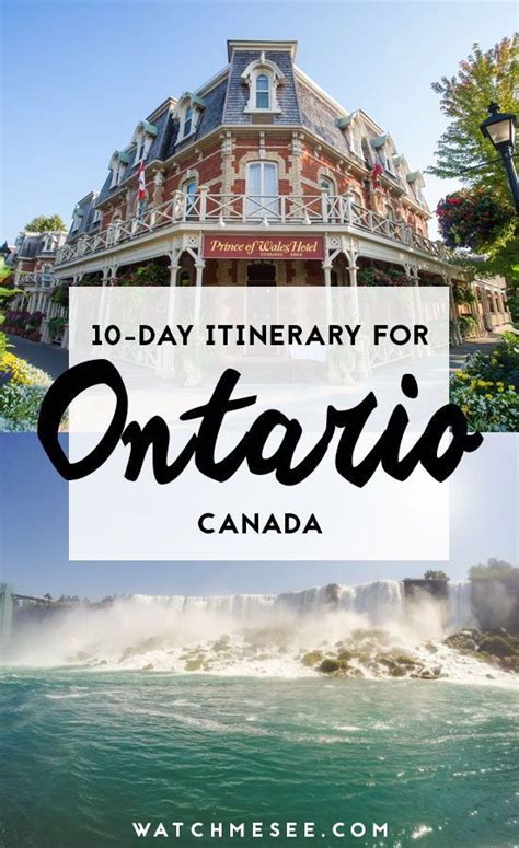 the ultimate ontario itinerary a 10 day road trip in ontario ontario road trip ontario
