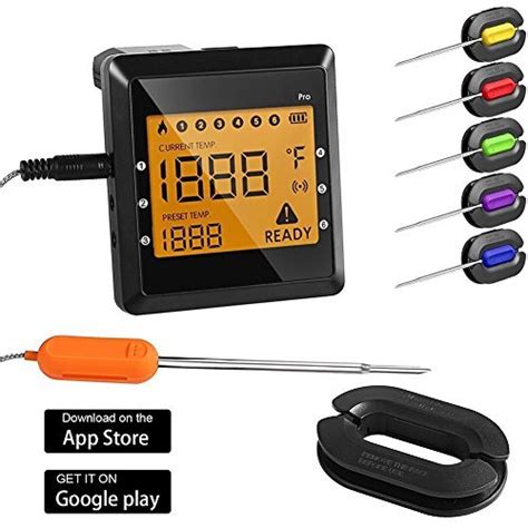 Digital Bluetooth Meat Thermometer Iphone Cooking