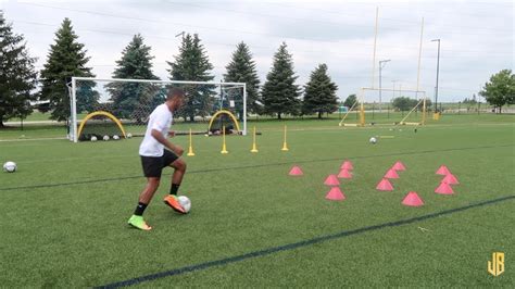 High Intensity Soccer Drills Training Session With A Subscriber