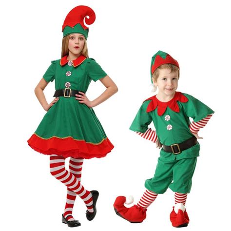Wygodne Cosplay Strój Elfa Balet Odzież święty Mikołaj Elf
