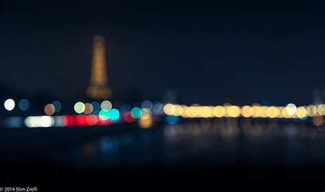 Wallpaper Jembatan Cahaya Paris Perancis Warna Malam Bokeh