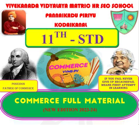 11th Commerce Full Study Material English Medium 2023 24 Kalvi Kadal