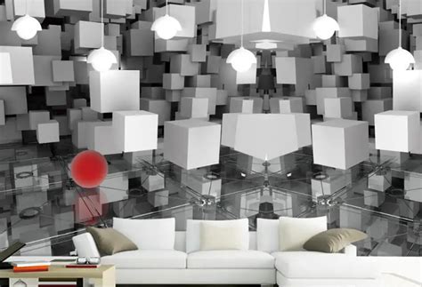 Modern Custom 3d Stereoscopic Photo Wallpaper Creativity Living Room 3d