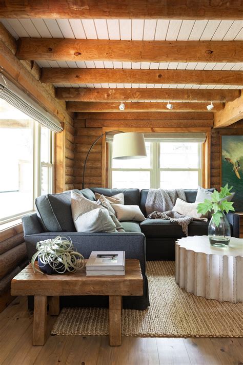 A Modernized Log Cabin Renovation — High Street Homes Log Home
