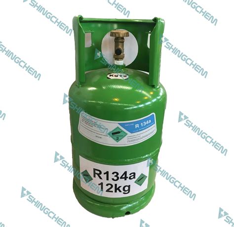 12l10kg Ce Refillable Cylinder Hfc 134a Refrigerant Gas R134a