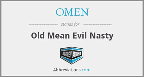 What Does Omen Stand For