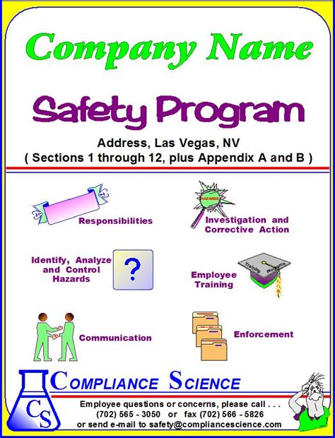Written Workplace Safety Programs