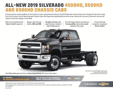 Chevrolet Unveils The 2019 Silverado 4500hd 5500hd And 6500hd Frazer