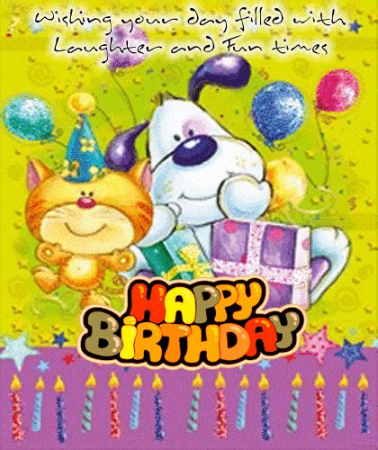 Birthday Cards Animated Greetings For Happy Birthday Free Animated