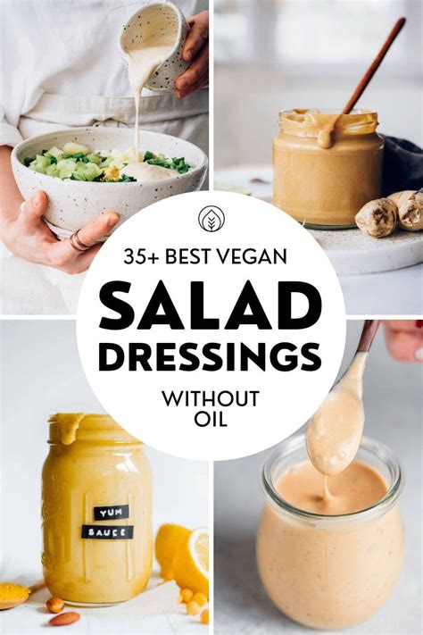 Do you love creamy salad dressings? 35+ Best Oil-Free Vegan Salad Dressings & Sauces | Dairy ...