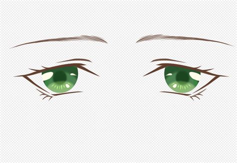 Anime Ojos Verdes 3 Imágenes De Gráficos Png Gratis Lovepik