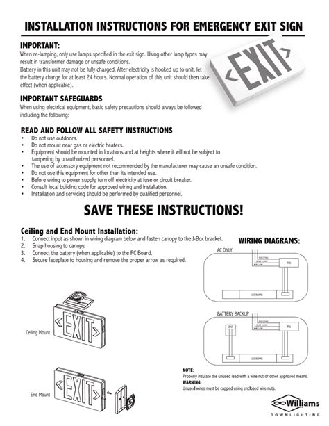 Emergency Exit Light Wiring Diagram 1 Vector Robbins11