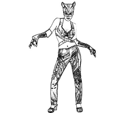 Catwoman Dance Move Coloring Pages Best Place To Color
