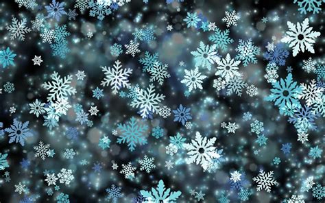 Download Wallpapers Background With Snowflakes Winter Texture Winter