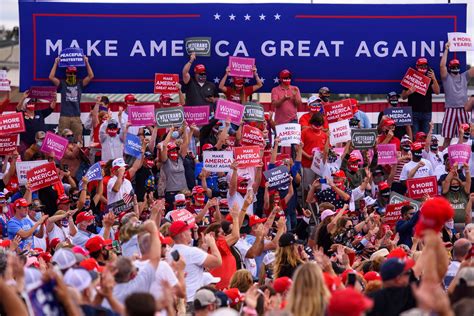 Trumps North Carolina Rally Attendance Greenville Crowd Size Photos