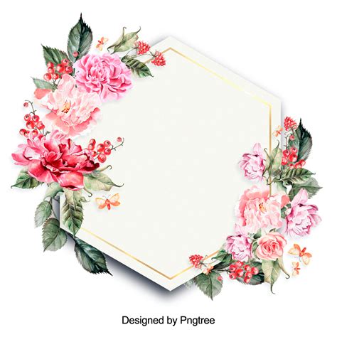 Frame Flower Flowers Pngtree Png Sticker By Msmerry
