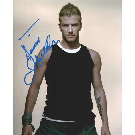 David Beckham Autograph