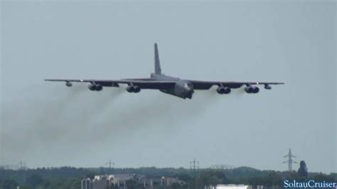 Usaf B 52 Low Approach And Fly By At Berlin Schoenefeld Airport Full Hd