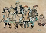 Zille / Girls Singing / 1906 - Heinrich Zille als Kunstdruck oder ...