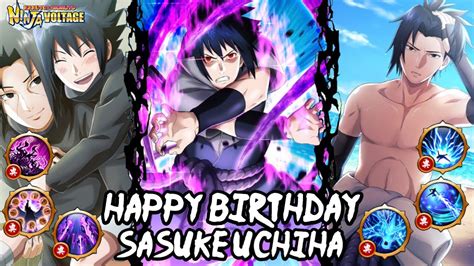 Nxb Happy Birthday Sasuke Uchiha Showcasing Sasuke Versions And