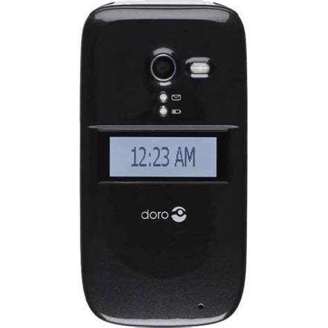 Consumer Cellular 626 Flip Blk Doro Phoneeasy 626 Black