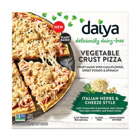 Daiya Vegetable Crust Frozen Pizzas Review Dairy Free Gluten Free