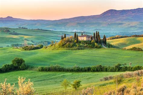Tuscany At Spring Stock Photo Image Of Field Agriculture 87834664